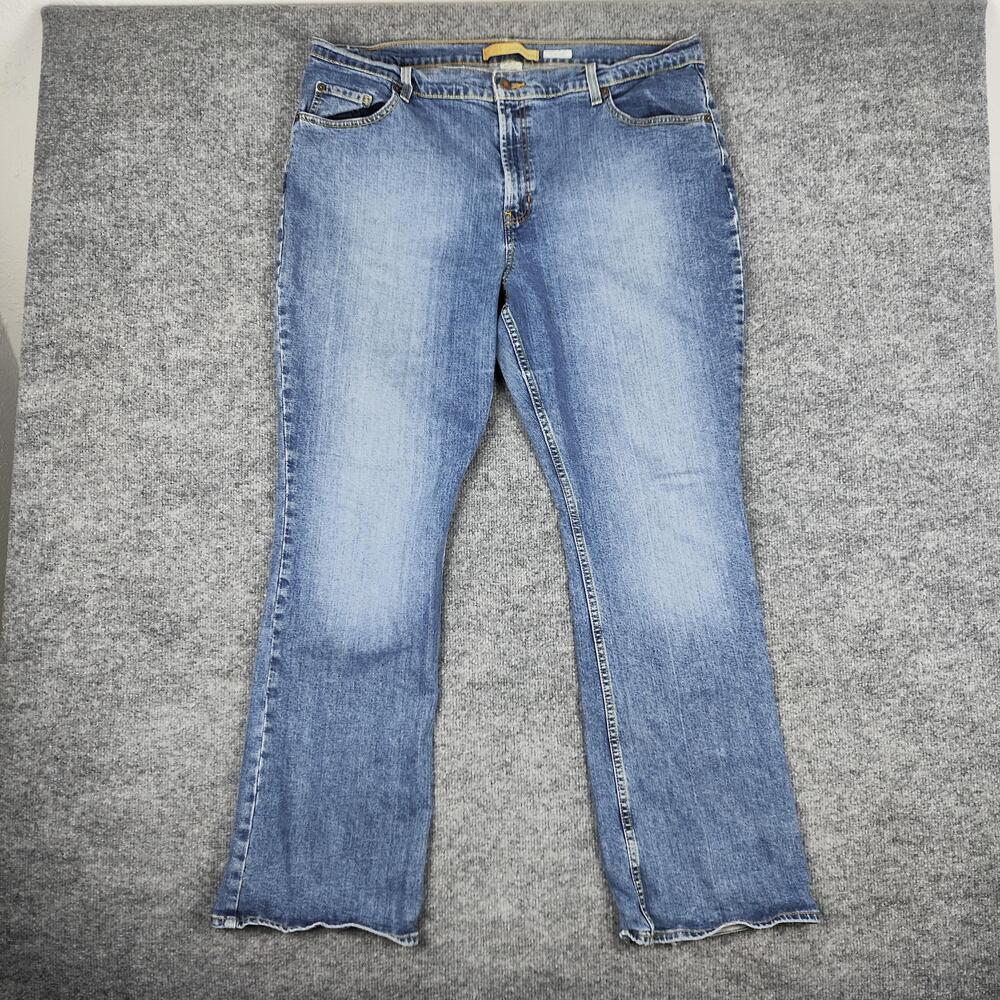 Old Navy Jeans Womens 20R Plus Blue Medium Wash Mid Rise Bootcut Stretch Denim